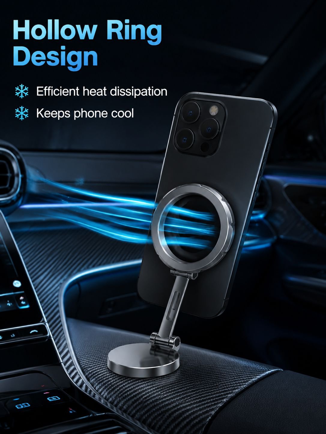 Durable and Adjustable Car Phone Holder