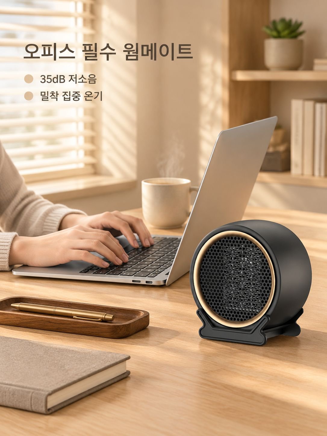 작고 에너지 효율이 높으며 조용한 가정용 난방기