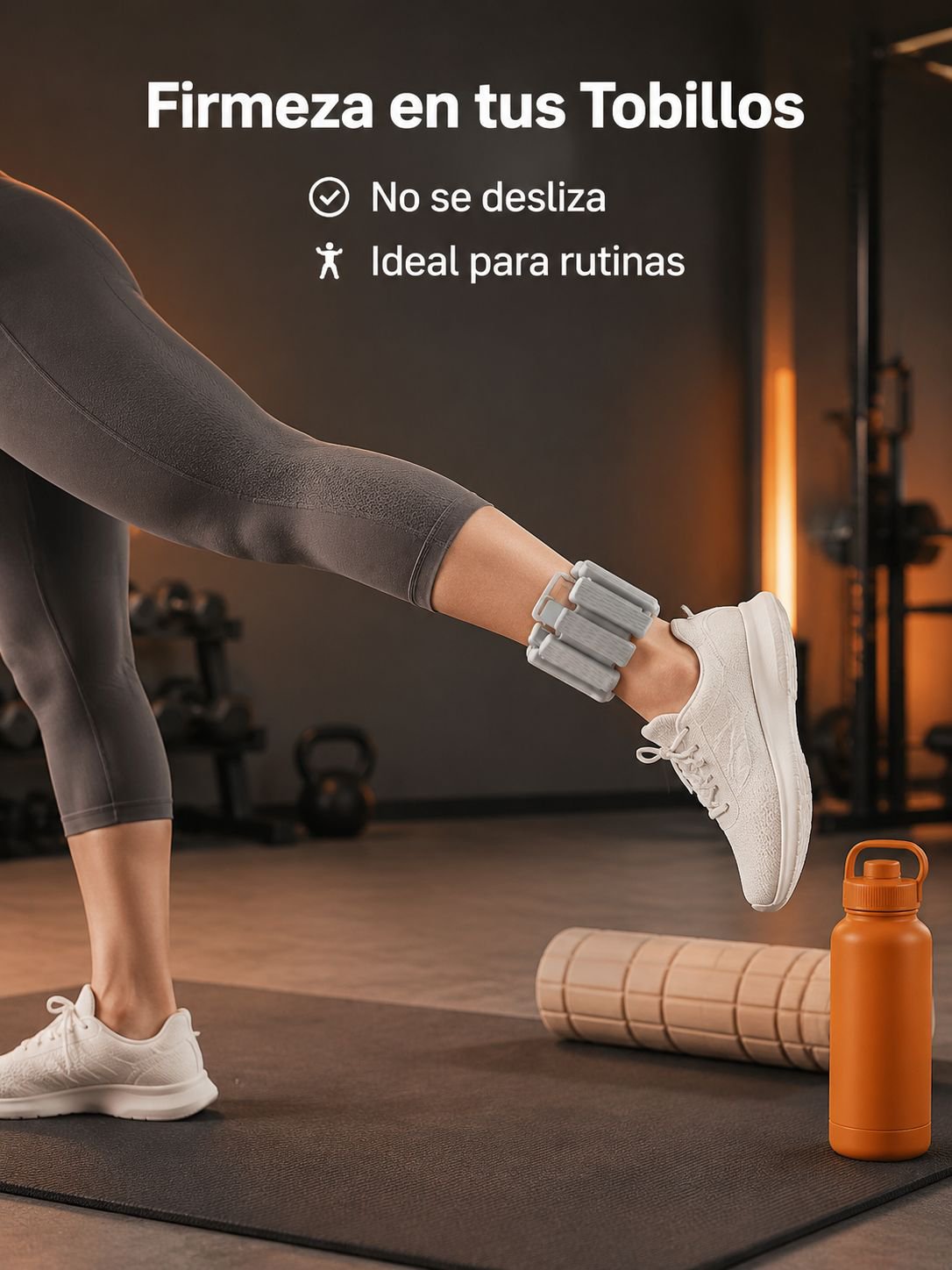 Brazalete de silicona para entrenamiento con peso