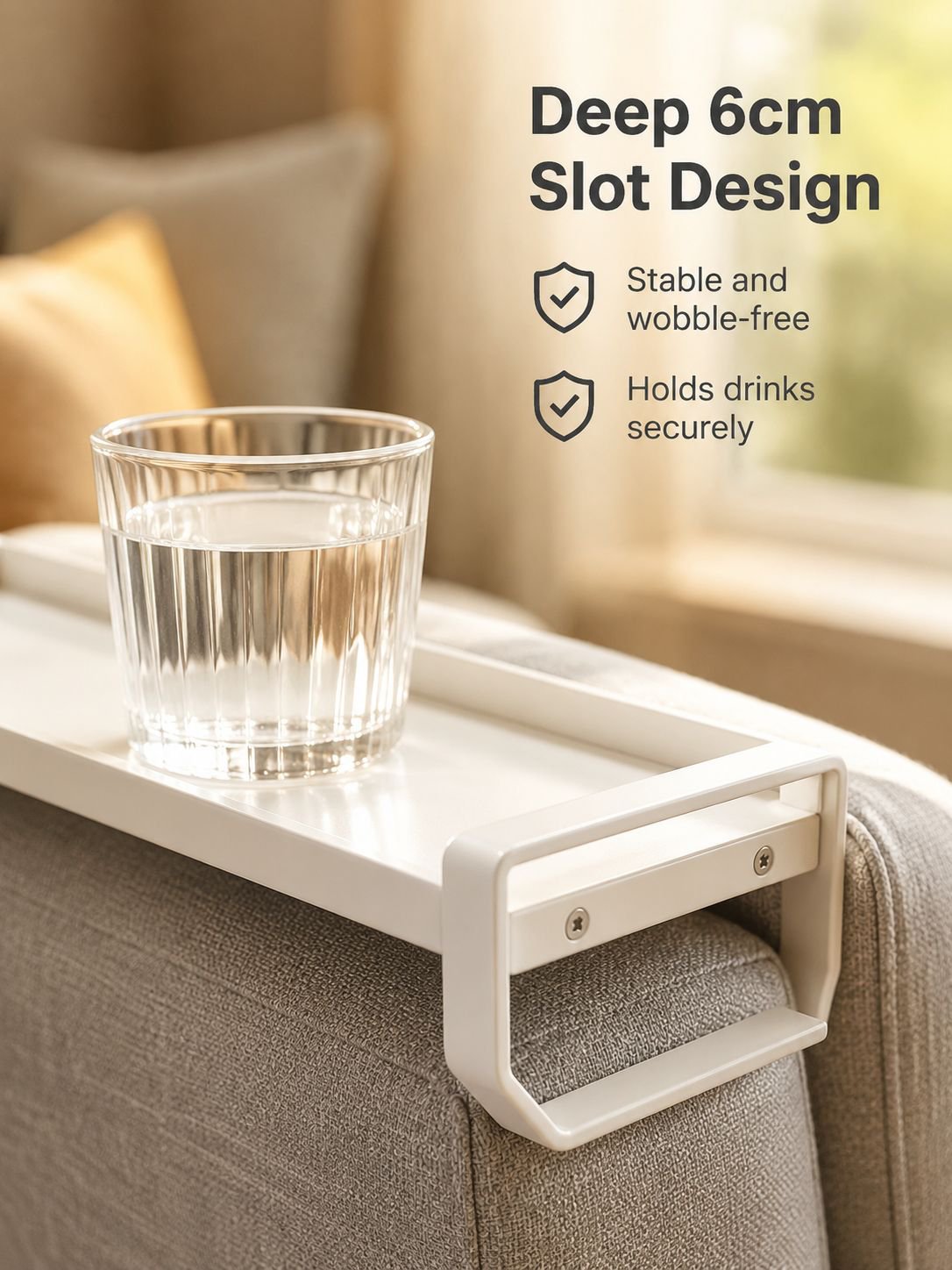 Sofa back pocket organizer for remote tablet and magazine storage