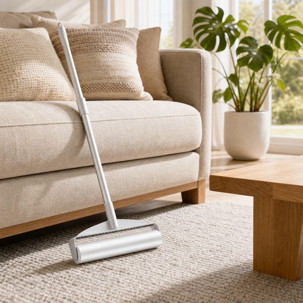 Extendable Handle Portable Lint Roller, Tear-off Dust Remover