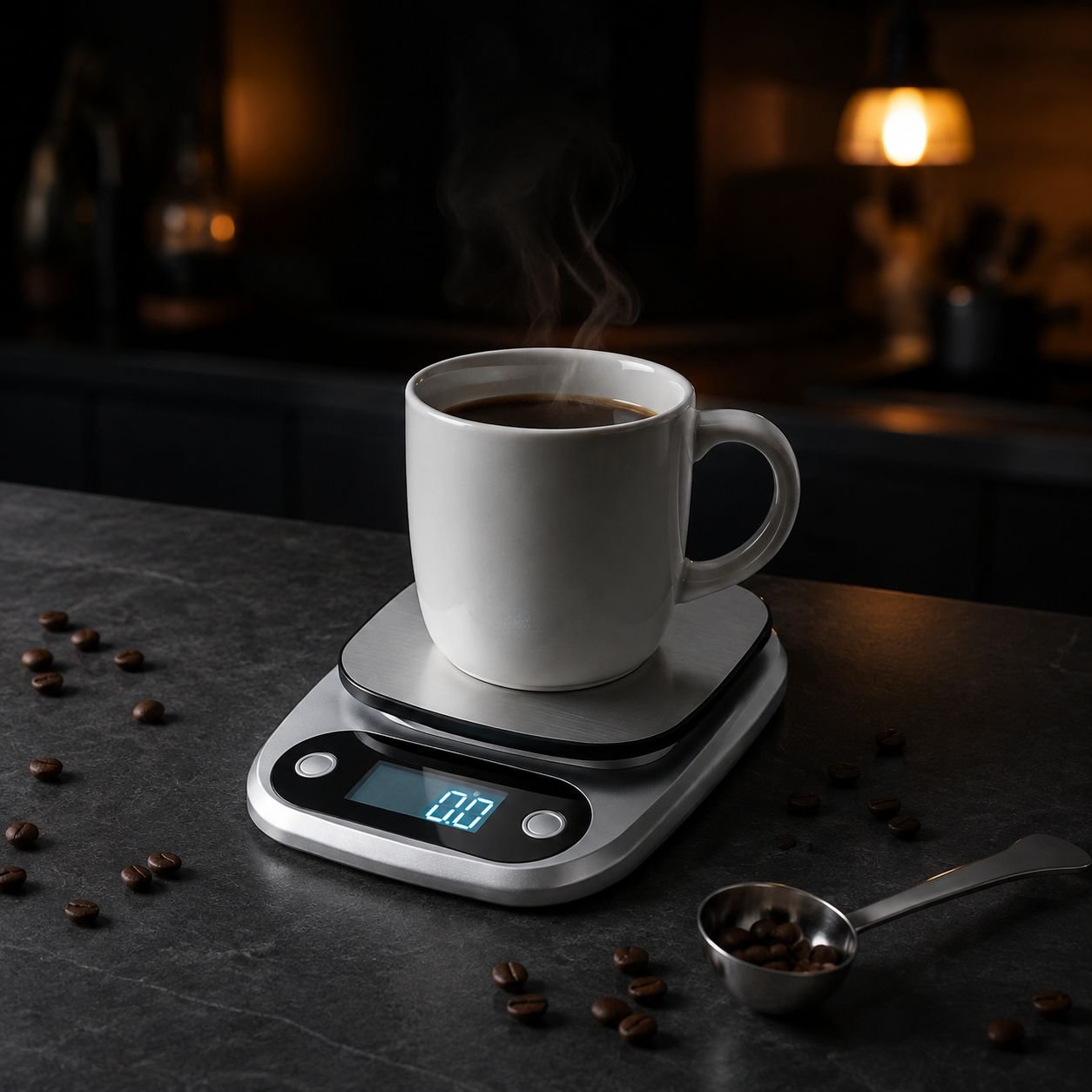 Easy-to-clean surface of Home Smart Nutrition Kitchen Scale