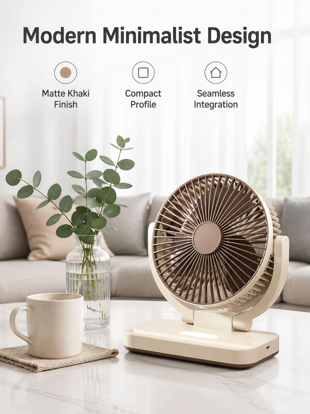 3-in-1 Night Light Rechargeable Fan Cell Phone Holder Ceiling Fan