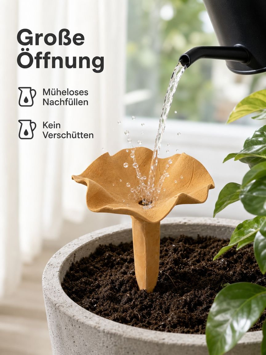 Hausautomatisches Tropfbewässerungssystem aus rotem Ton, bequem und zeitsparend