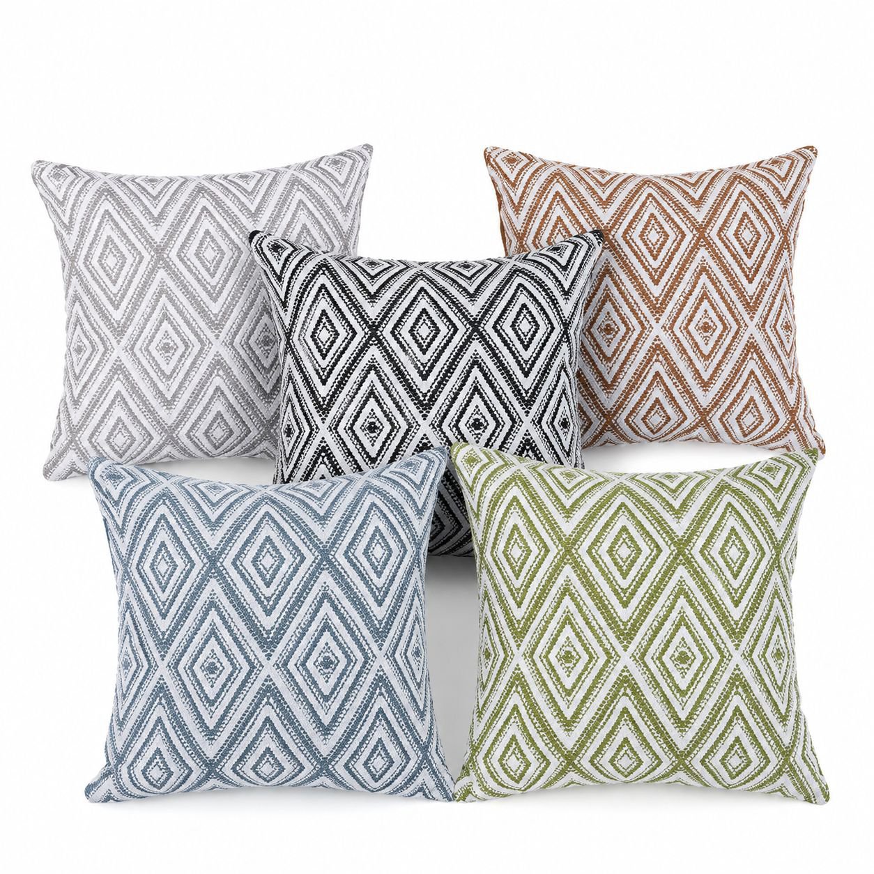 Fundas de almohada de lino para oficina moderna