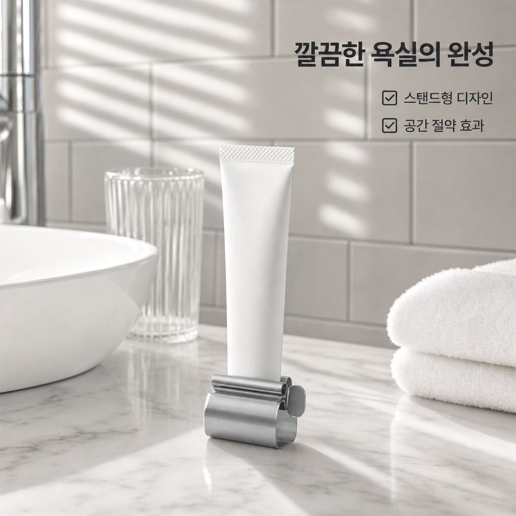 가정용 스테인리스 수동 치약 짜개 게으른 홀더