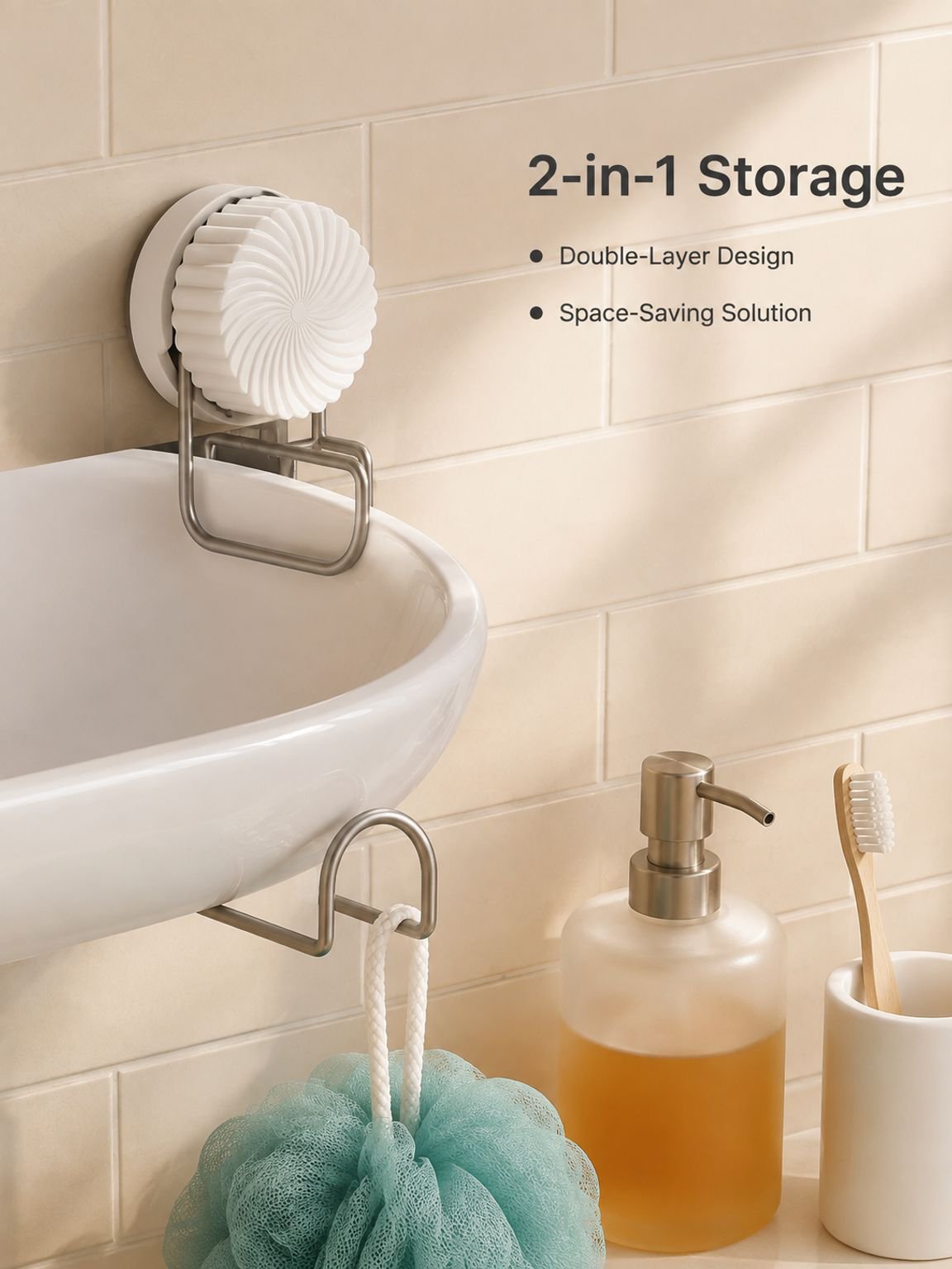 Multipurpose Storage Hooks Basin Hooks