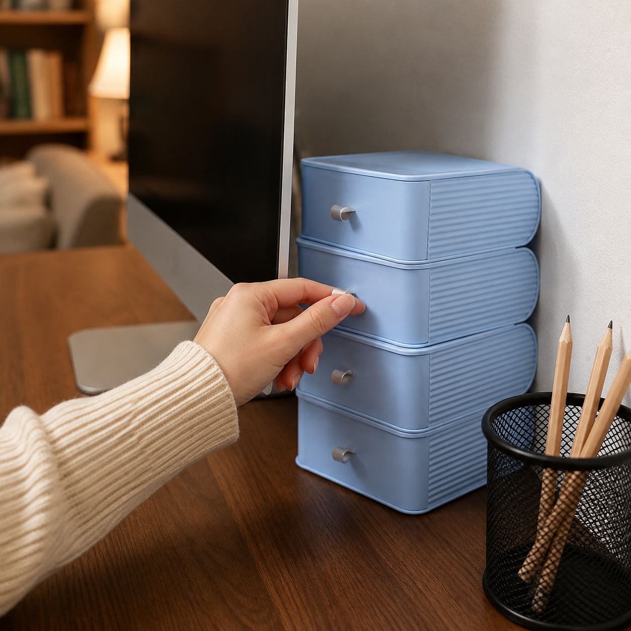 Household Multi-layer Plastic Storage Drawer Cabinet