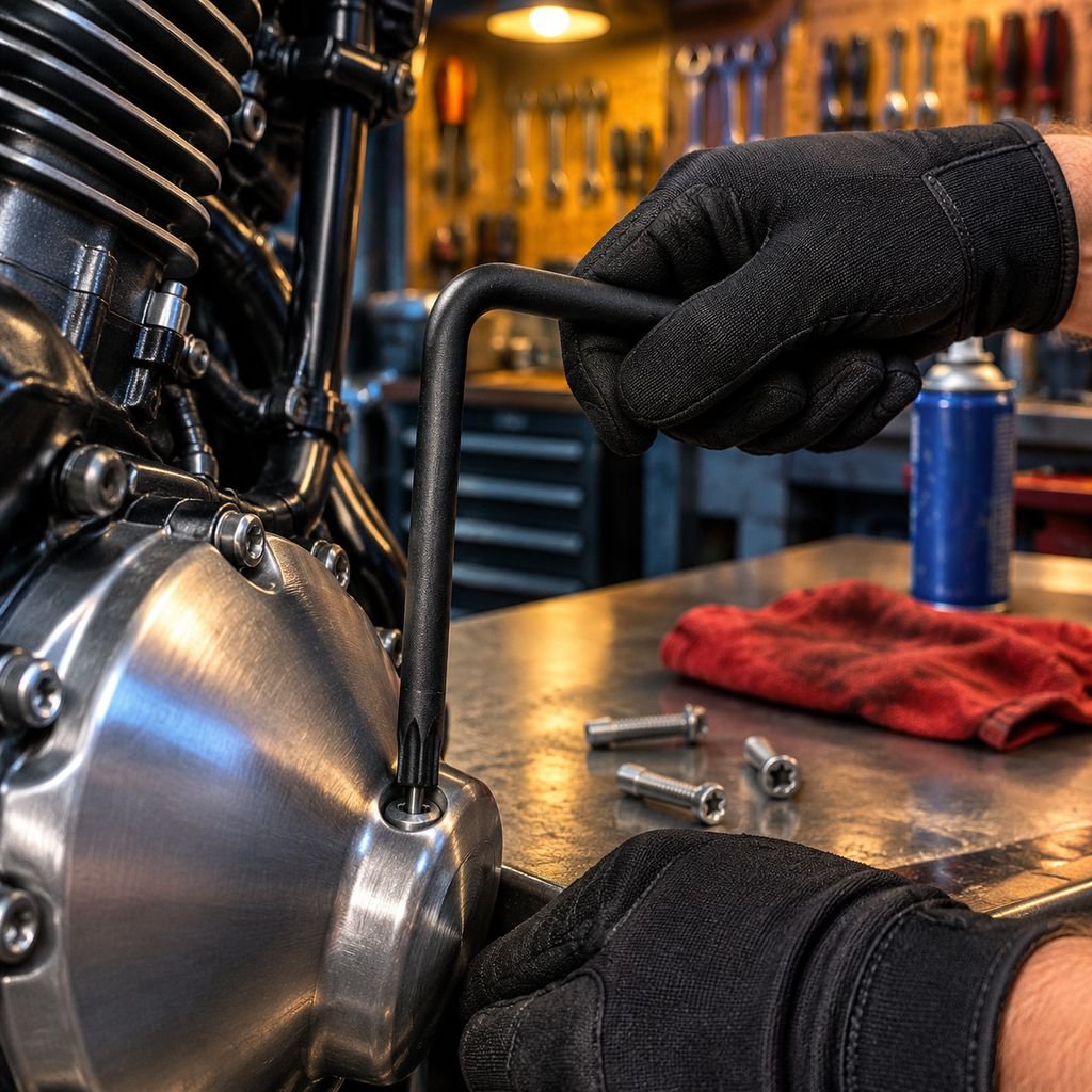 Ergonomic manual wrench with black oxide coating