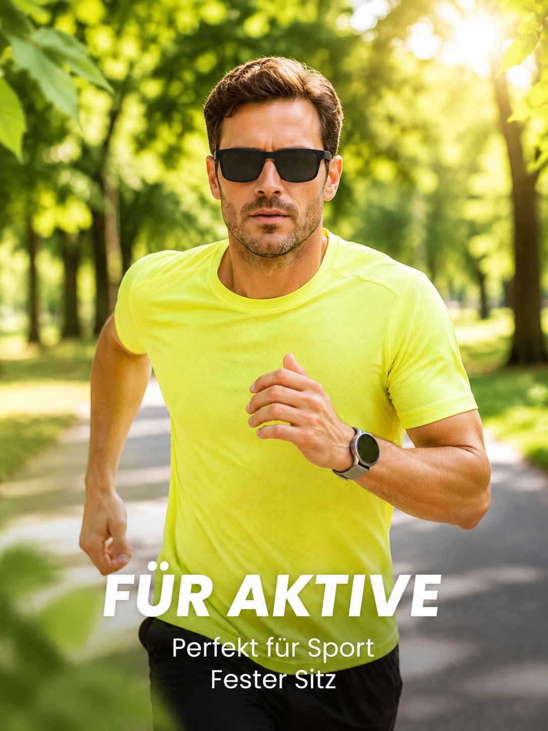 Modische Quadratische Outdoor-Sport-Sonnenbrille
