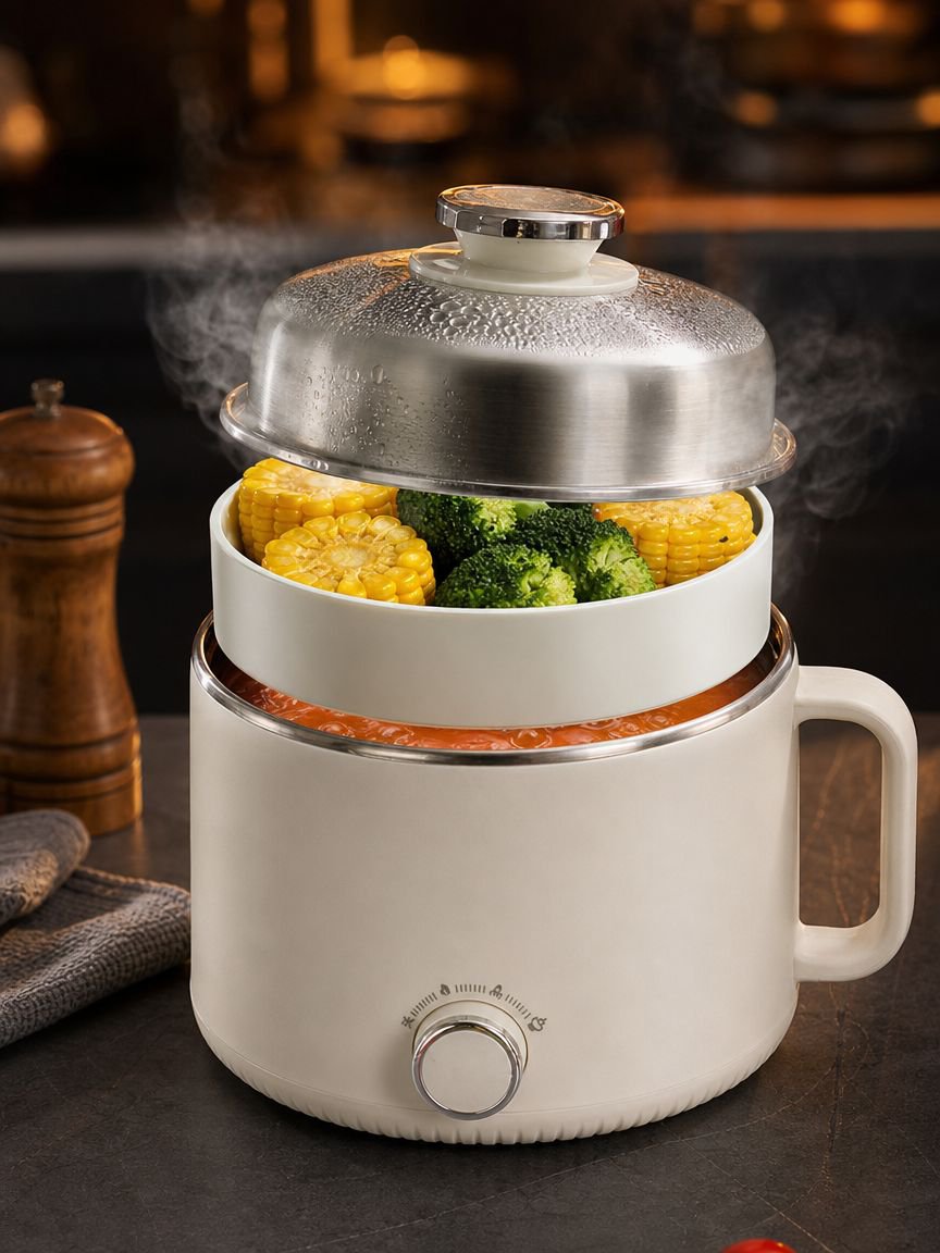 Multi-functional household electric cooker