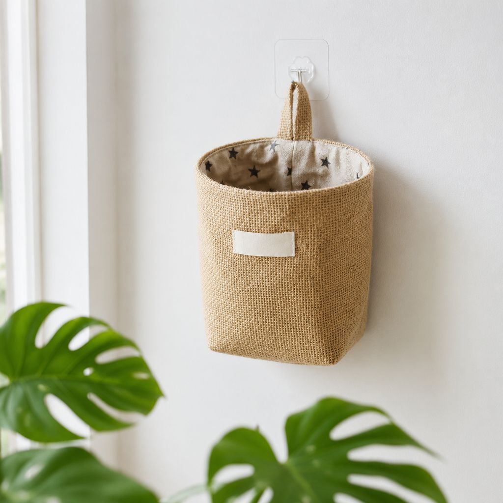 Jute Multi-purpose Wall Hanging Organizer