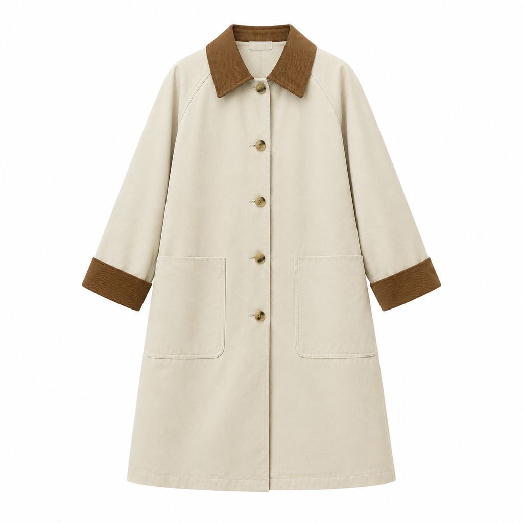 Japanese Fashion Women's Khaki Outerwear