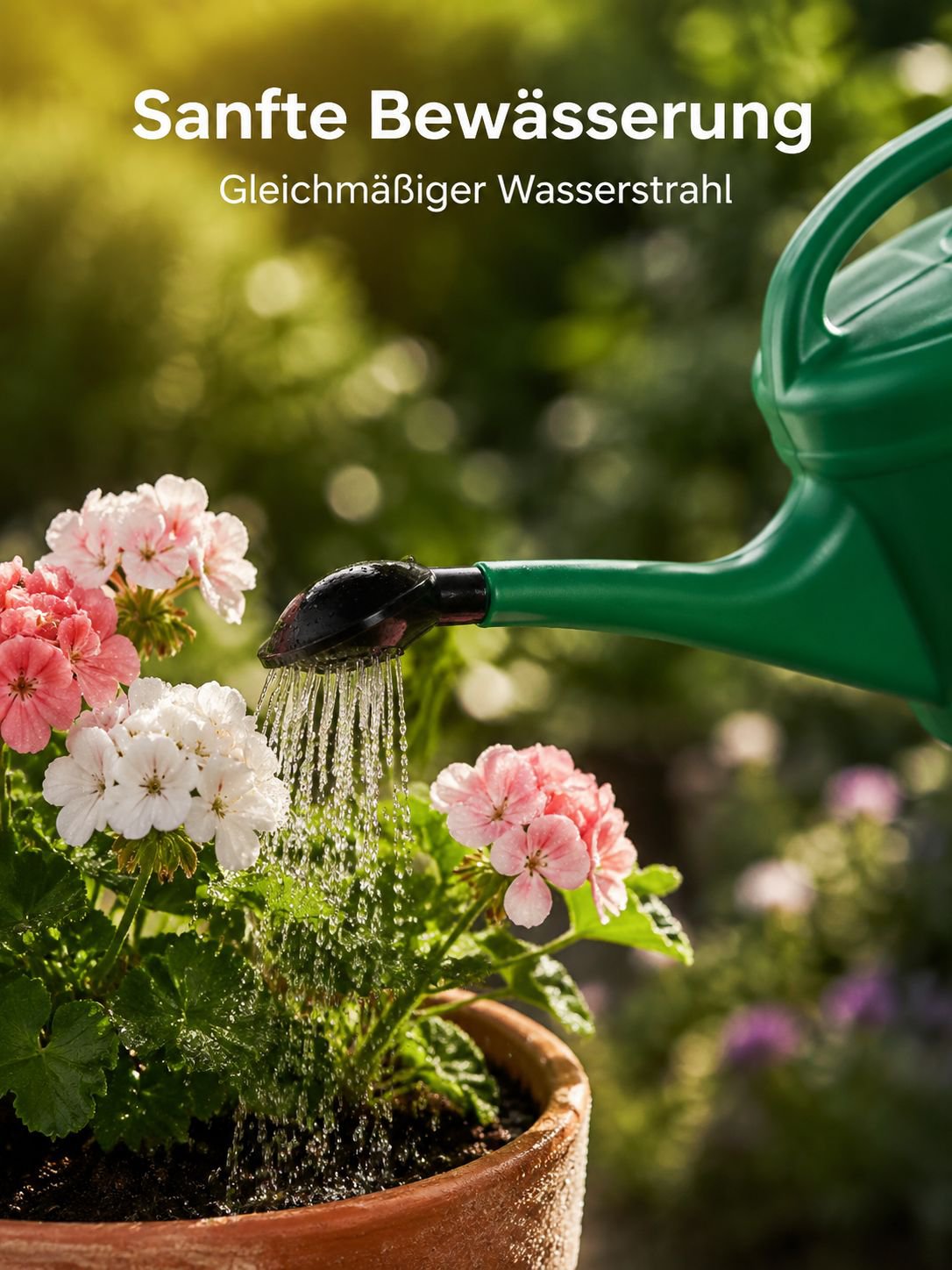 Multifunktionale Garten-Gießkanne, verstärkte Ausführung für den Hausgebrauch