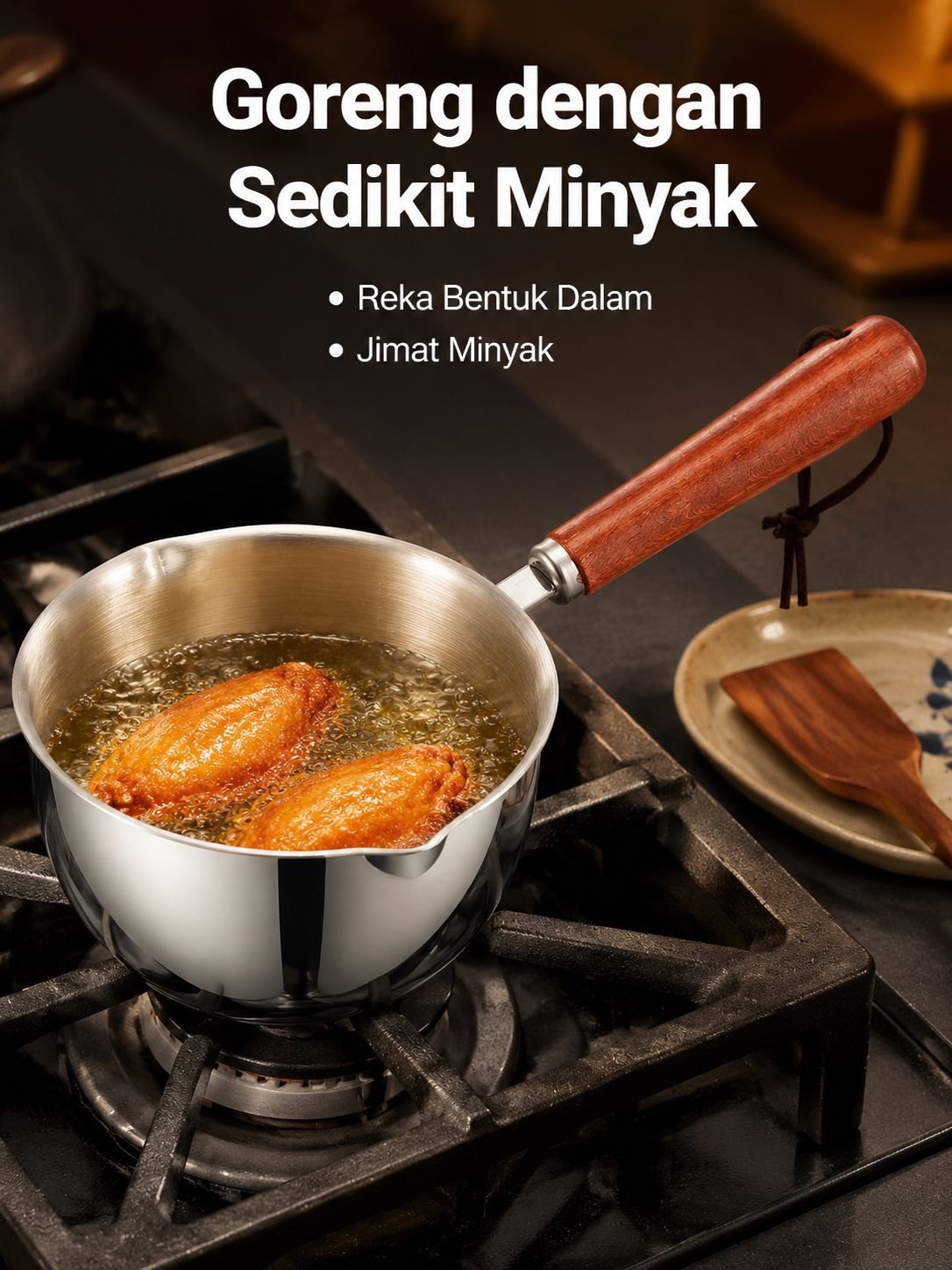 Stainless Steel Small Deep Fryer Pot