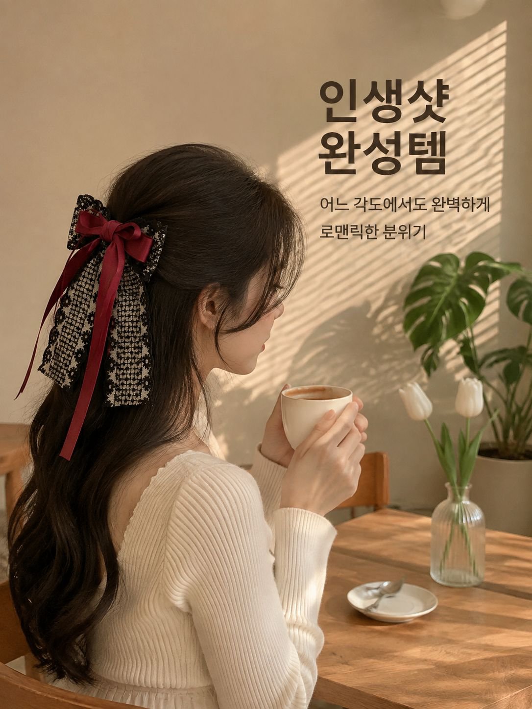 리본 헤어클립