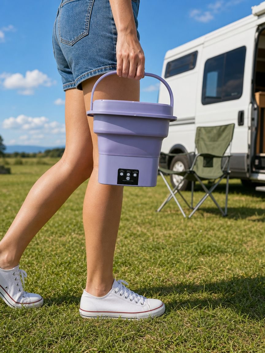 Energy and water efficient mini washing appliance
