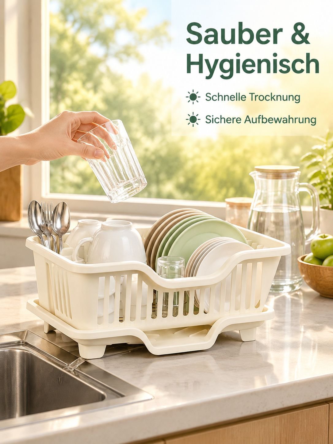 Ordnungssystem für Besteck und Küchenutensilien