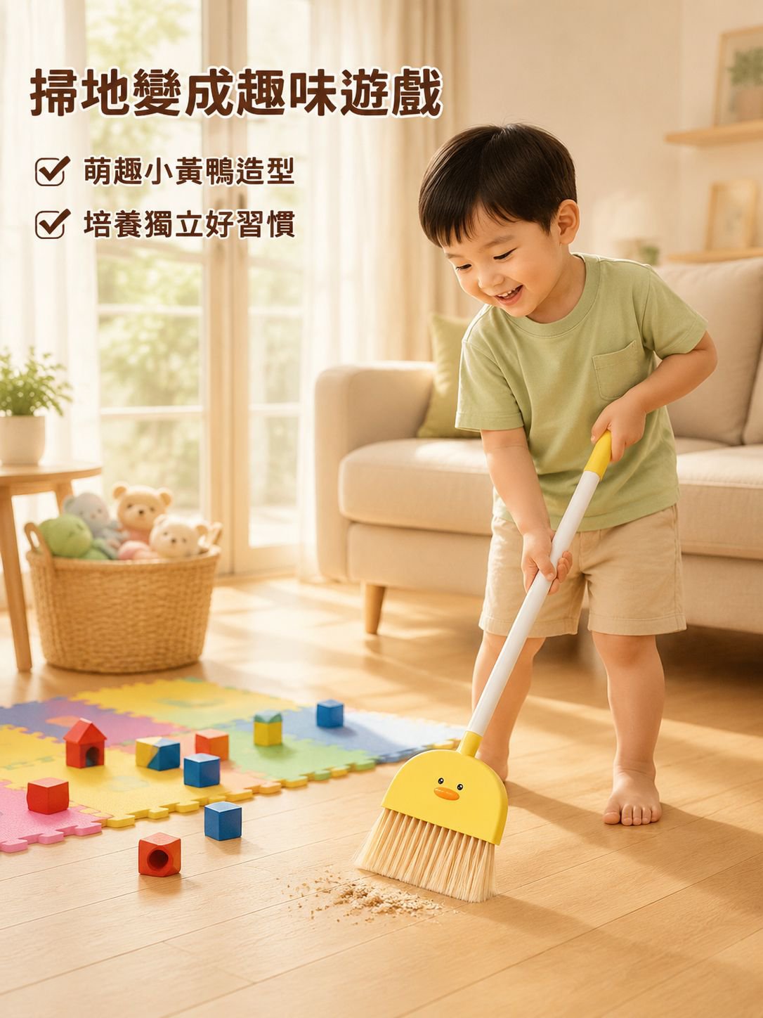 小孩專用迷你掃地三件套玩具
