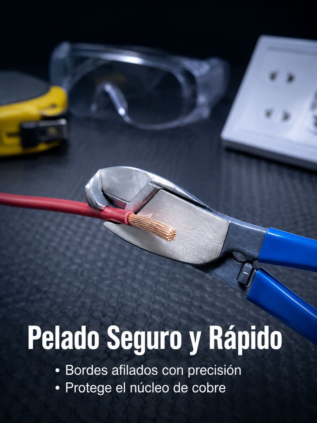 Pelacables y cortador multifuncional