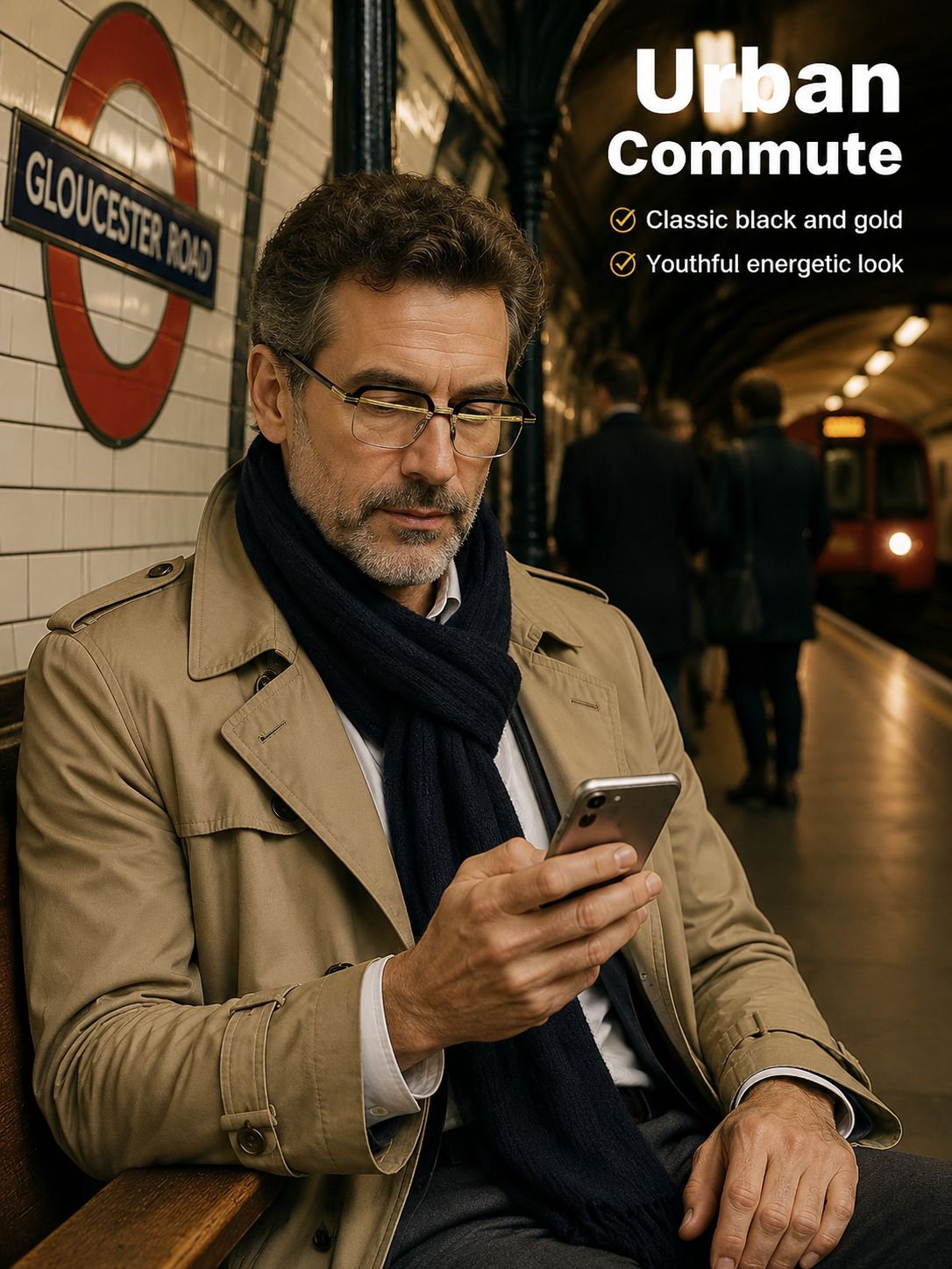 Anti-blue light high-definition reading glasses