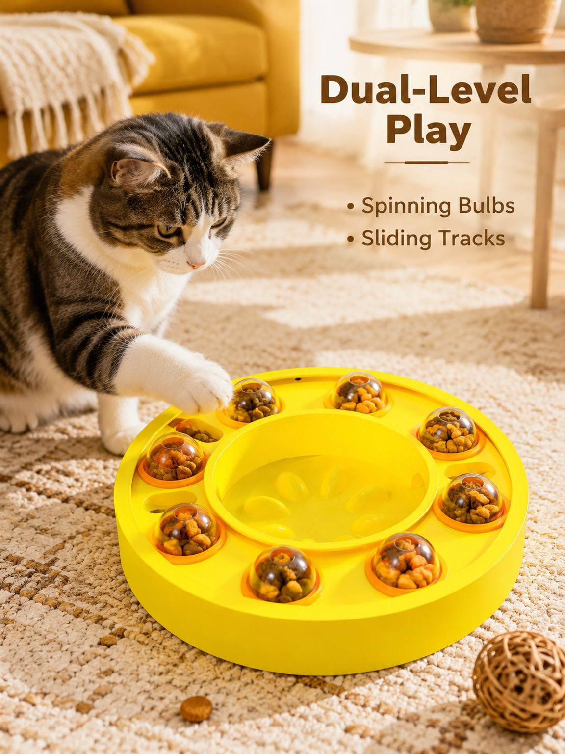 Cat Puzzle Feeding Toy