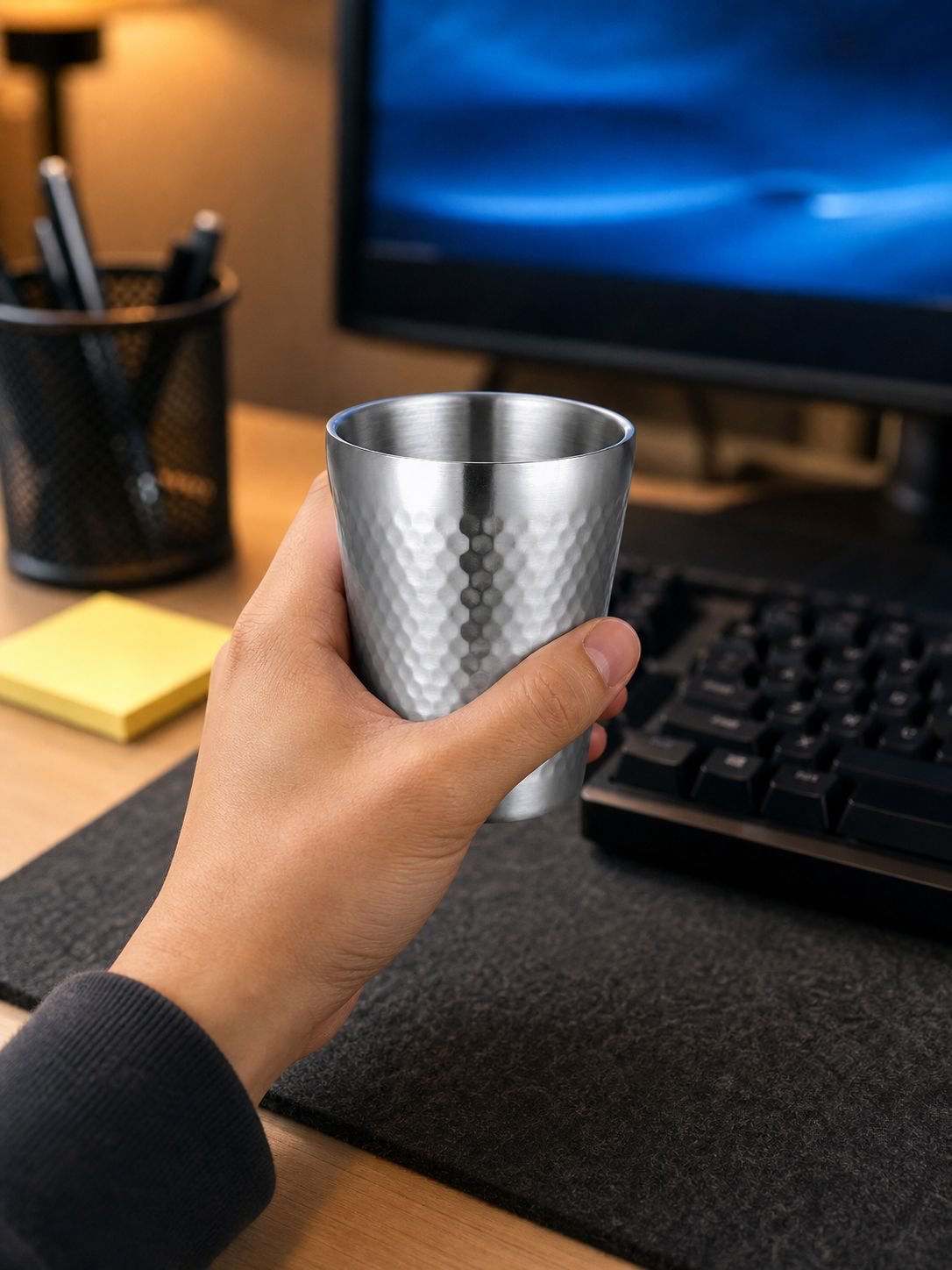 kindergarten safe stainless steel mug