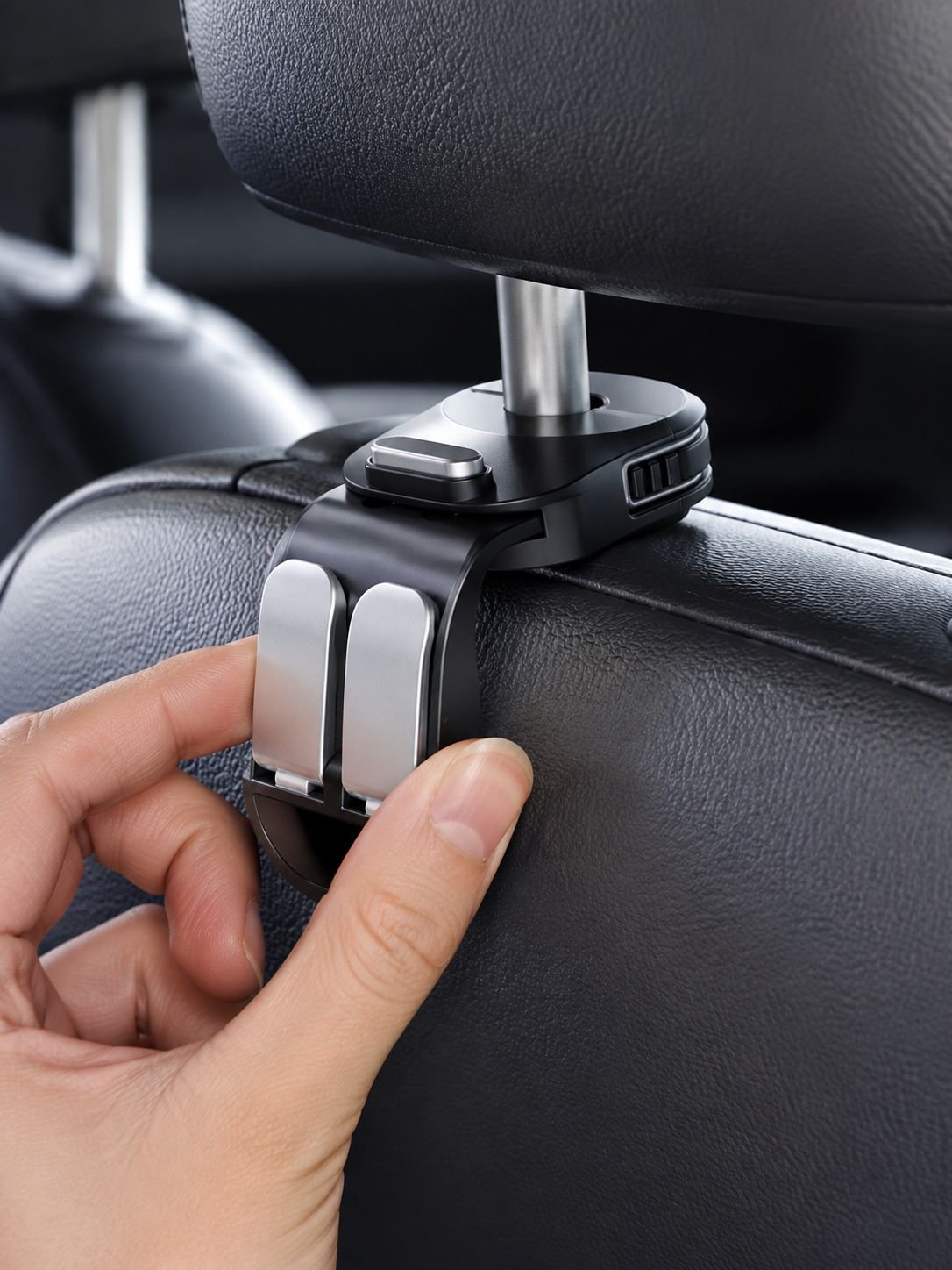 Innovativer Auto-Kopfstützenhaken für Rücksitz
