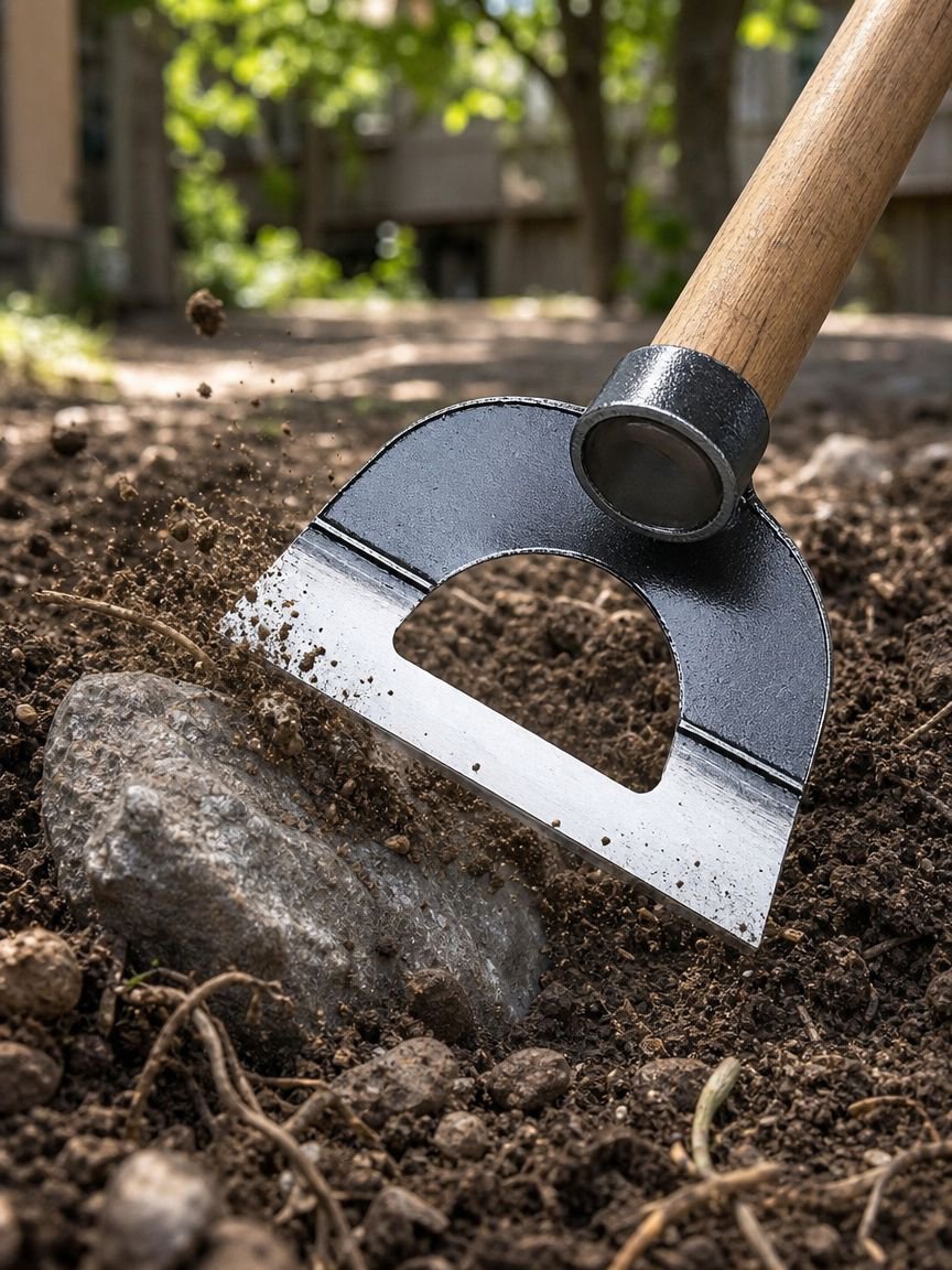 Große Stahlhacke für professionelle Landwirtschaft
