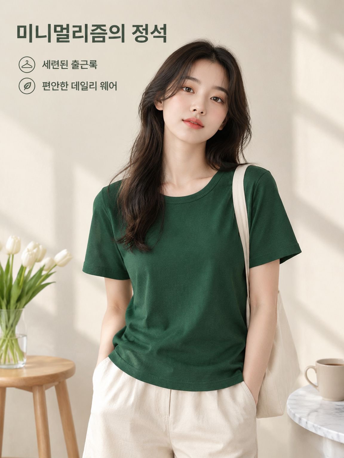 26SS U넥 컴포트 티셔츠