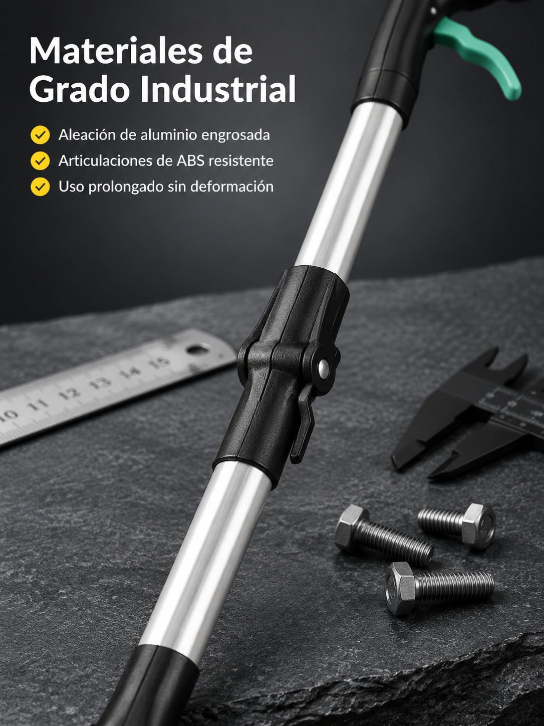 Clip para papelera plegable de tres secciones