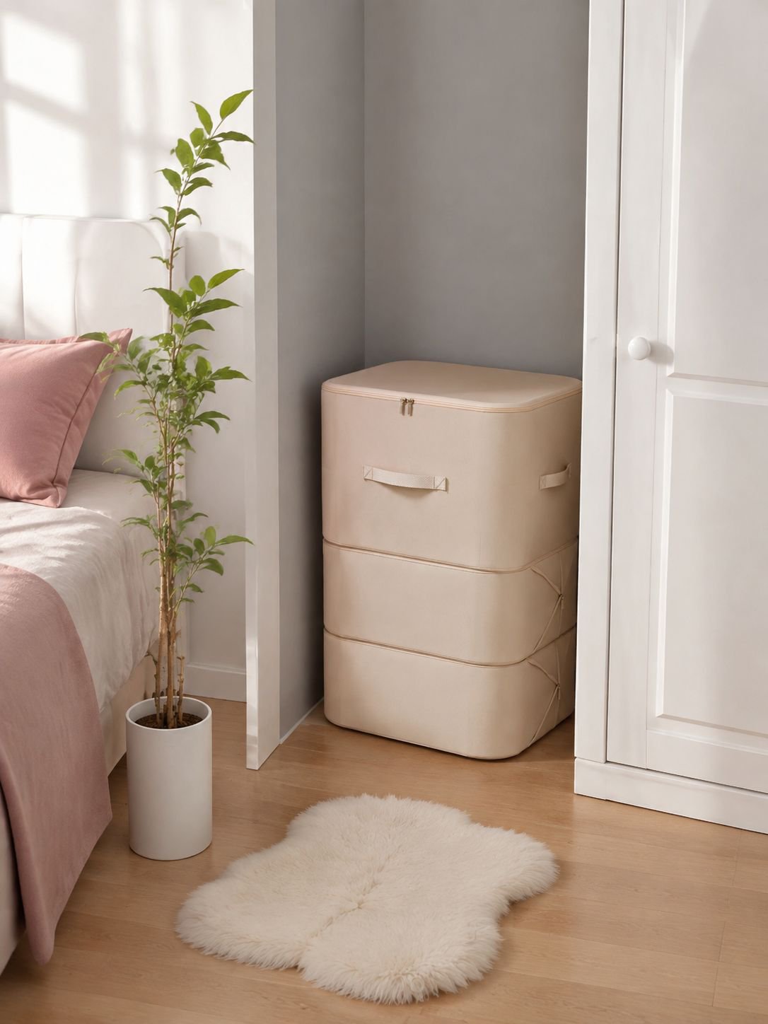Bolsa de gran capacidad para almacenamiento debajo de la cama