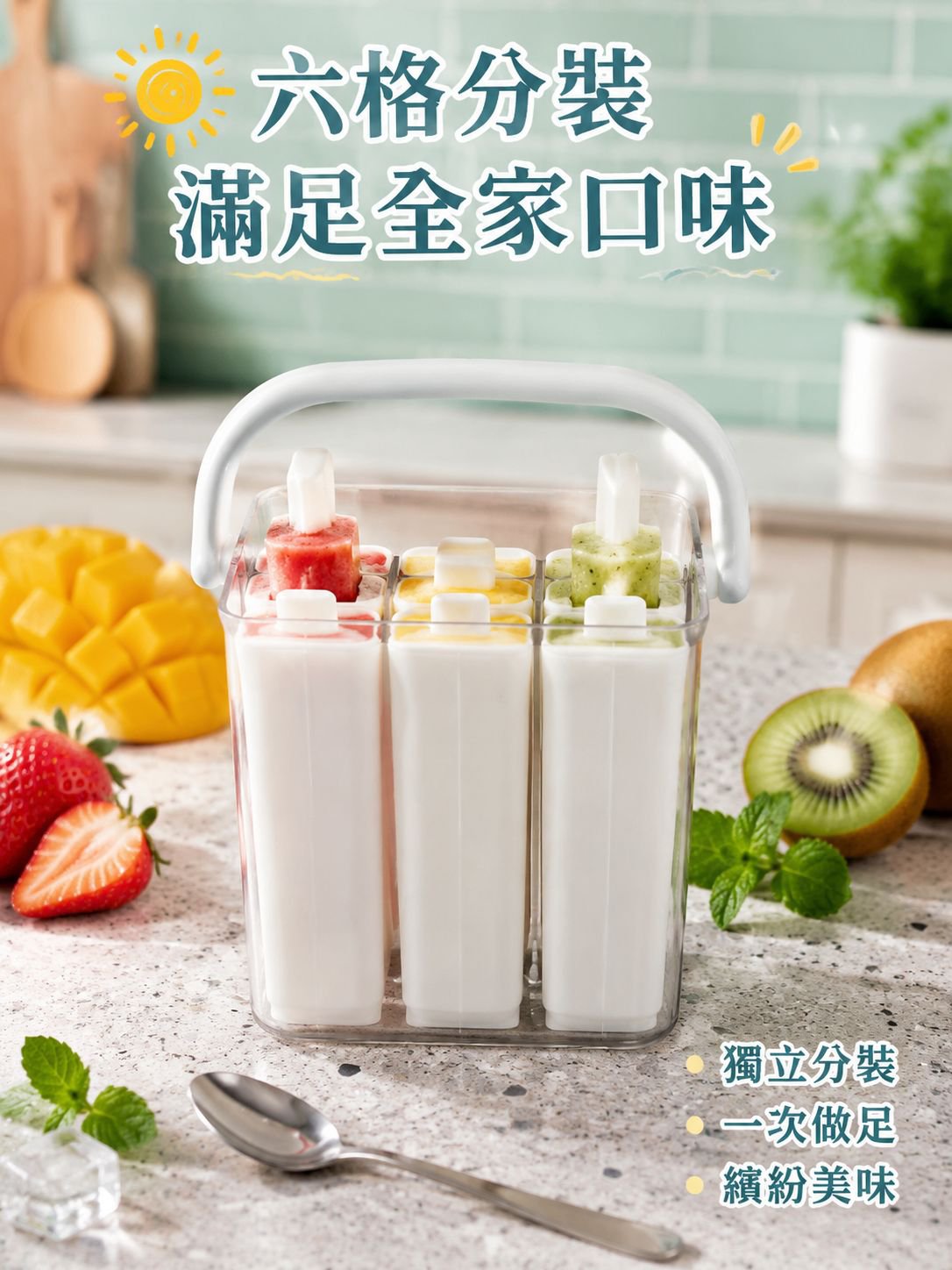 家用食品級矽膠冰棒模具