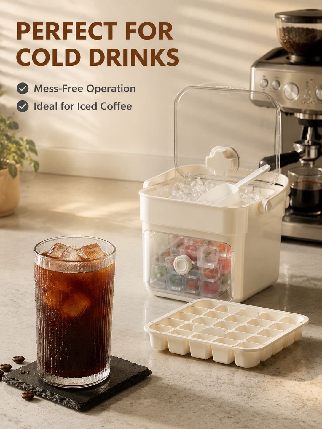 Press Ice Mold for Home Use - Food Grade