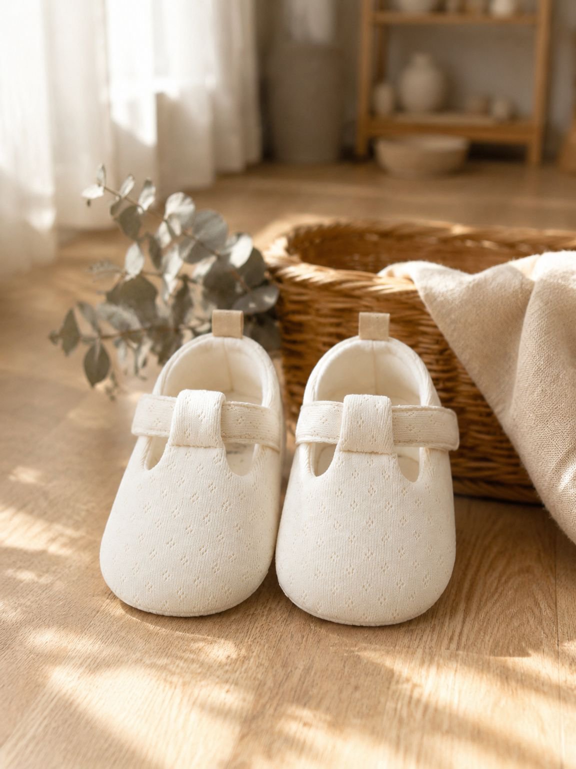 Zapatos de suela blanda para bebés antes de aprender a caminar