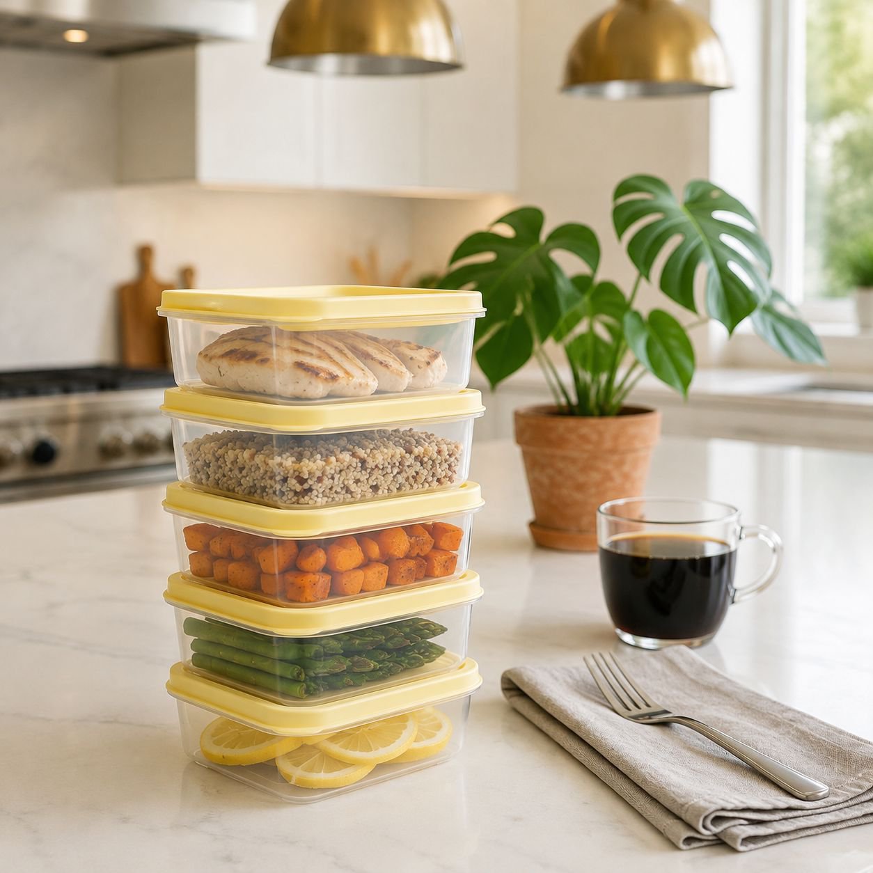 Portable Lunch Packaging Box