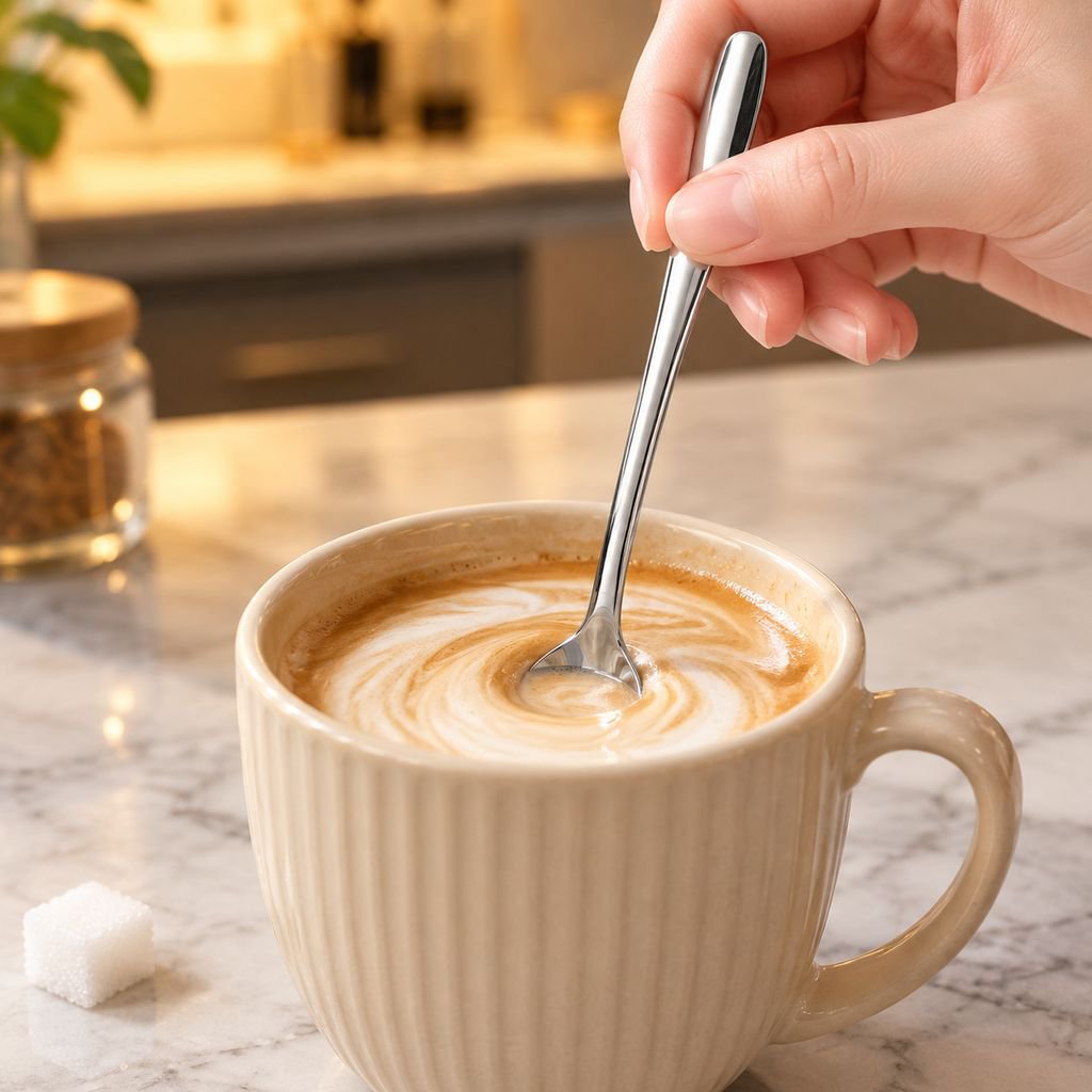 Stainless steel spoon