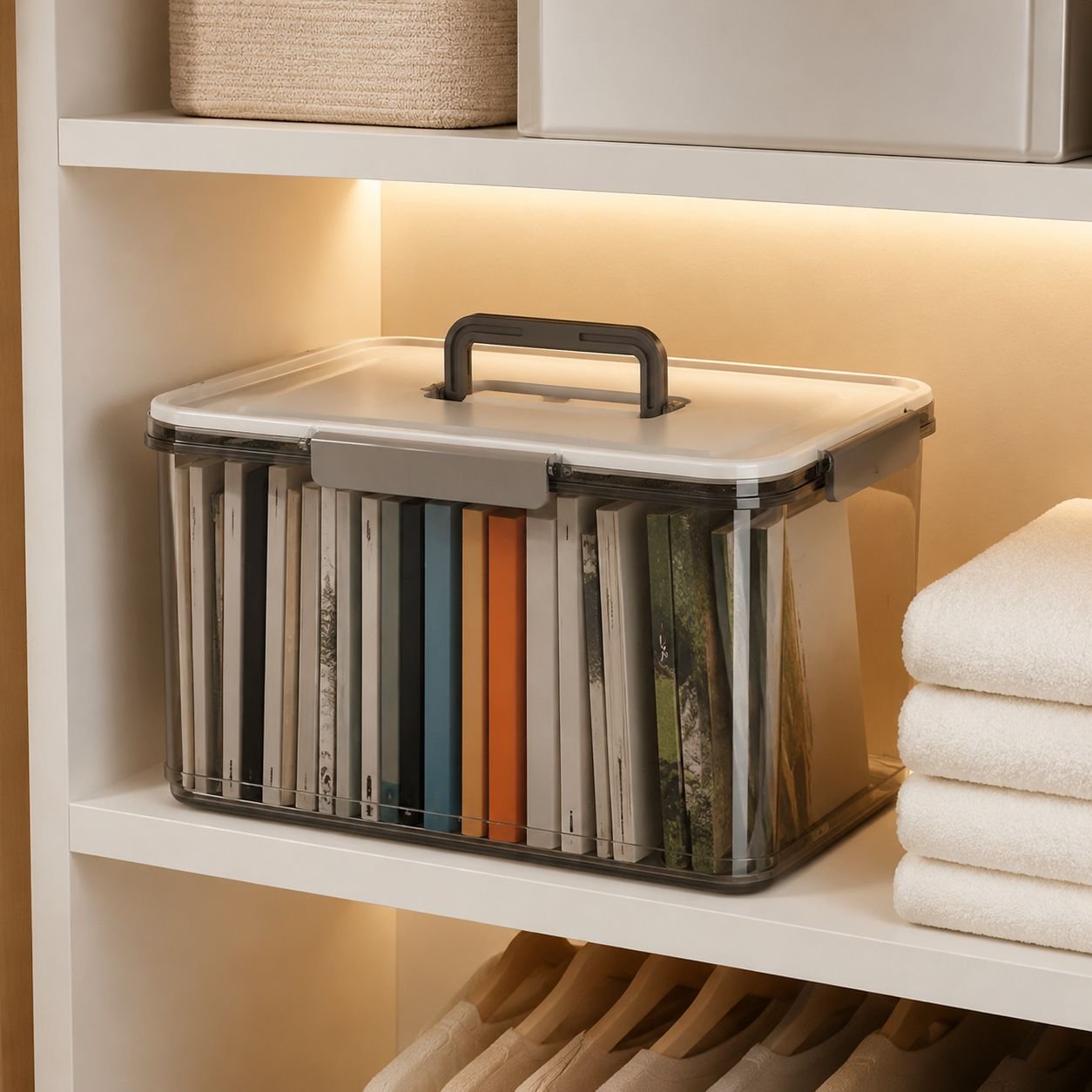 Portable Airtight Toy & Miscellaneous Storage Bin