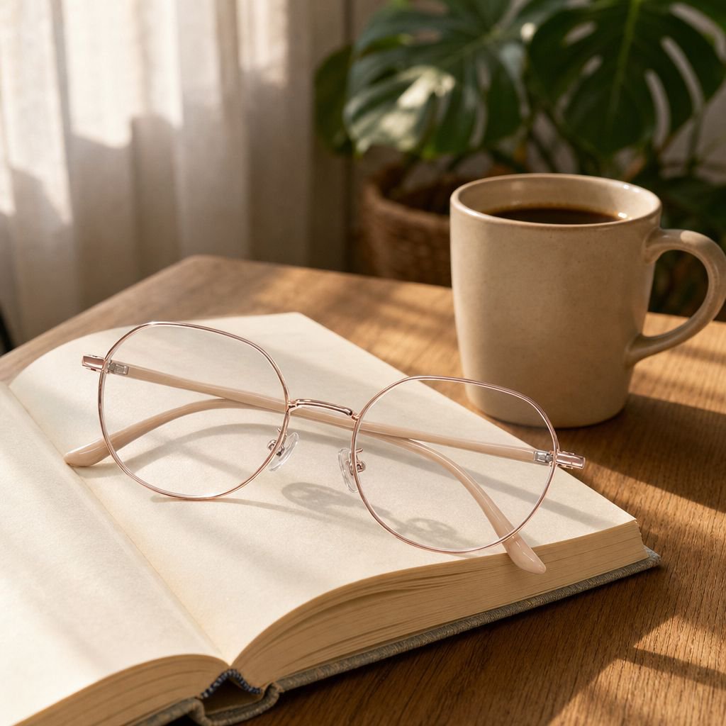 Non-slip decompression high clarity eyeglasses front view