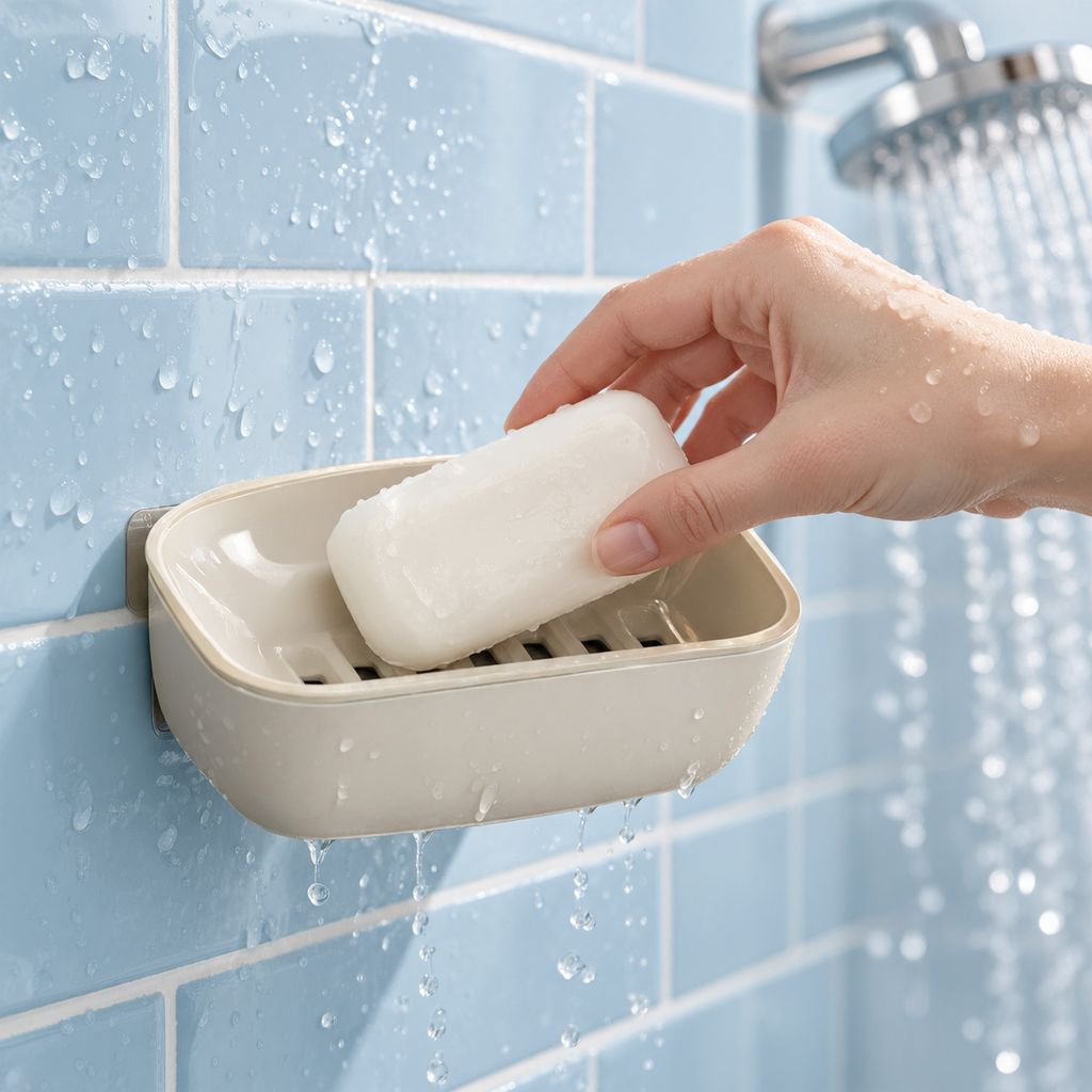 Minimalist design soap dish for stylish bathroom decor