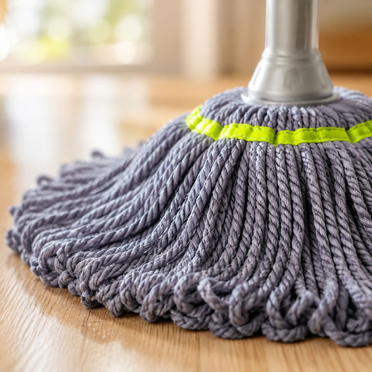 Easy-to-hang water-absorbing mop for efficient cleaning