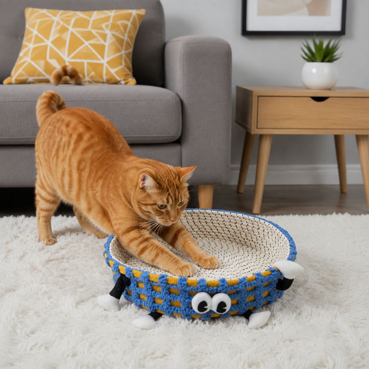 Cotton Rope Cat Scratcher Suitable for All Seasons