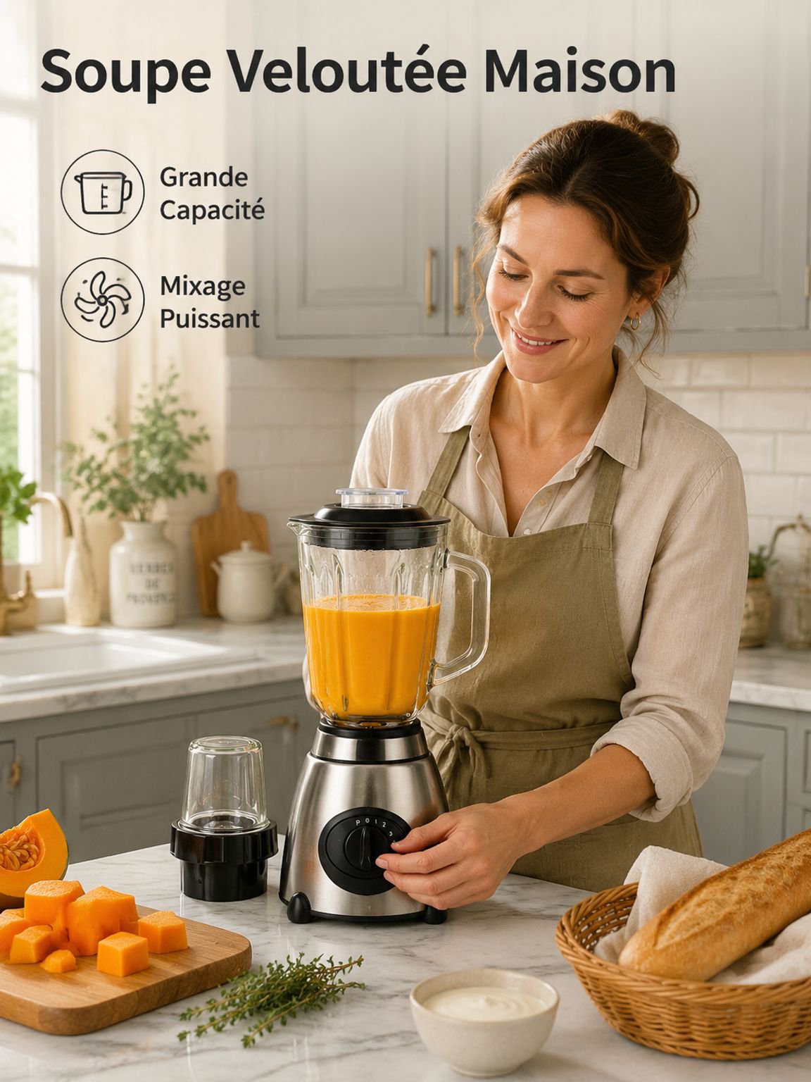 Mixeur-blender ménager à haute puissance