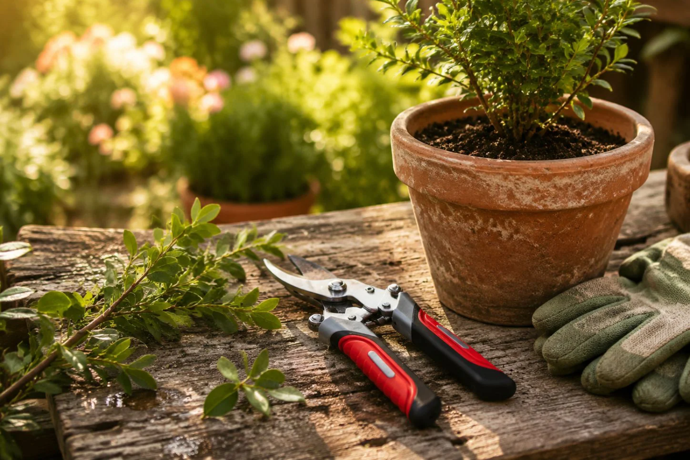 Herramientas de jardinería