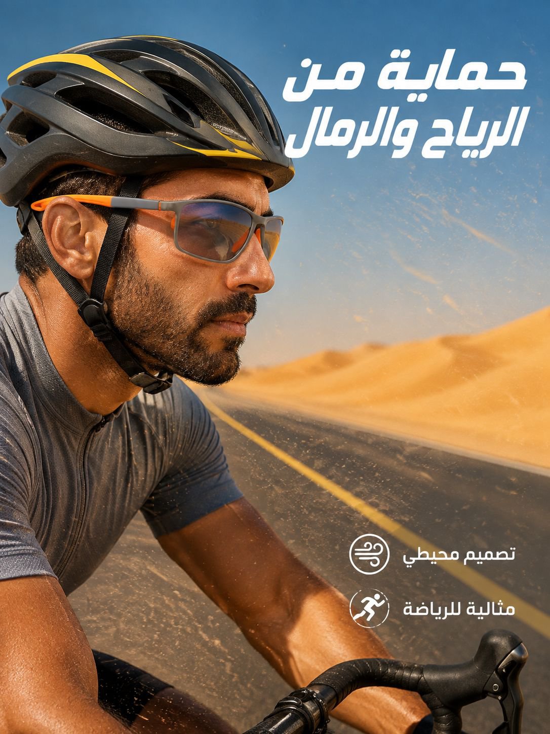 نظارات SL الرياضية 2 في 1 مضادة للأشعة فوق البنفسجية ومتغيرة اللون