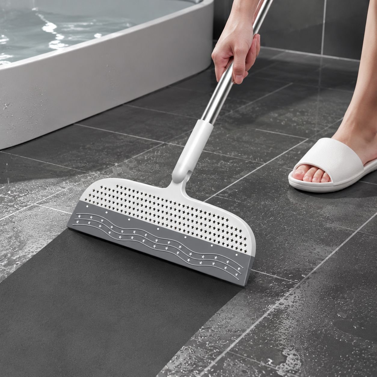 Cleaning Broom with Dustpan