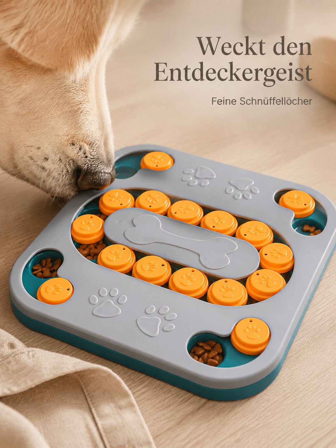 Katzen Futternapf Spielzeug für langsames und spielerisches Fressen
