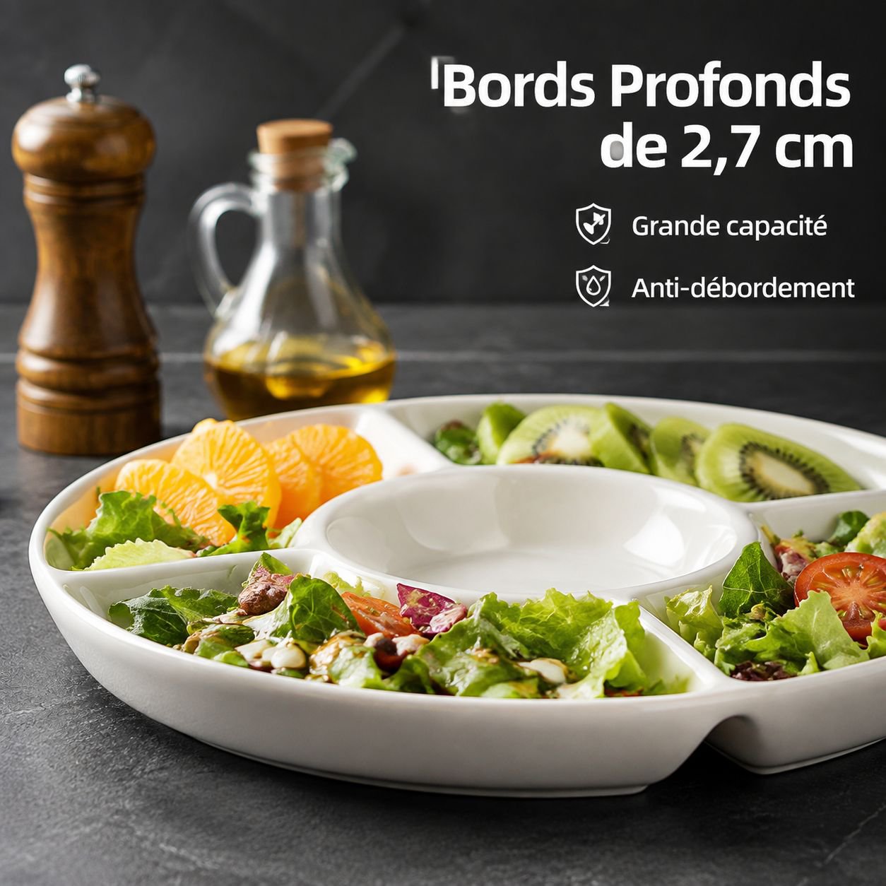 Plateau de légumes variés