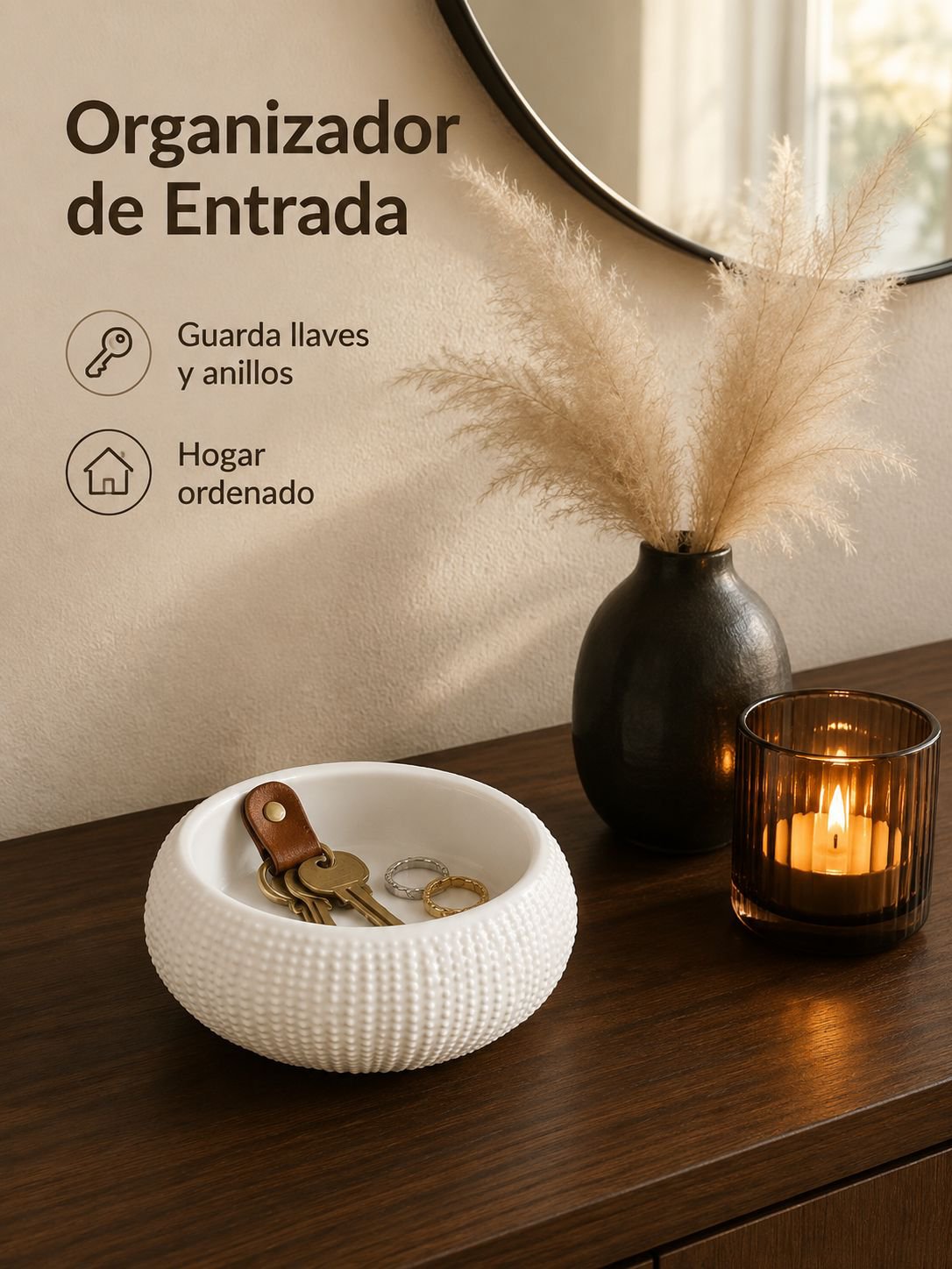 Plato de cerámica de forma irregular
