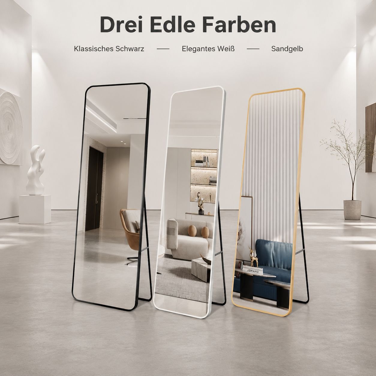Ganzkörperspiegel für Zuhause, Standspiegel